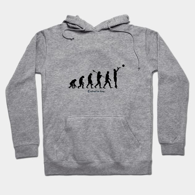 Basketball Evolution Hoodie by Cartoons by NICO